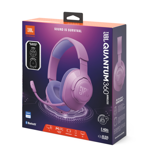 JBL Quantum 360 Wireless | Wireless over-ear gaming headset with